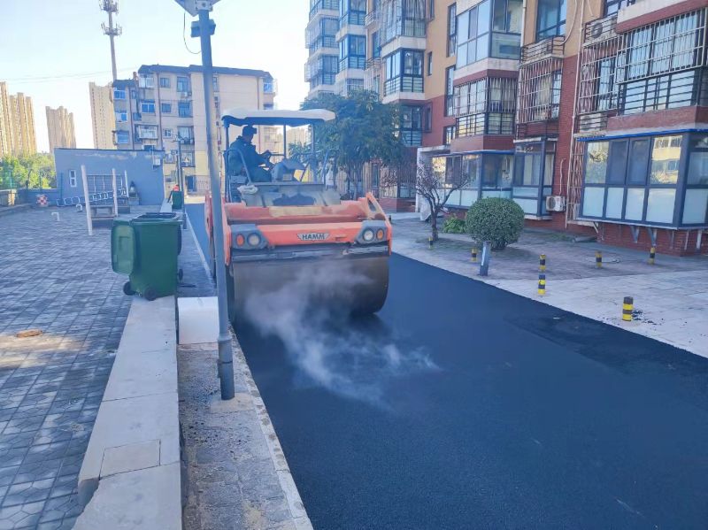 小区沥青路面施工1